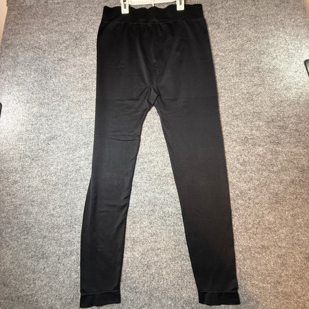 Lane Bryant Womens Black Seamless High Rise Leggings Size E/F Plus Size Stretch - Picture 2 of 6